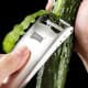DPT, Plastic fruit and Vegetables peeler, Silver, Size 4.5*18.5 Cm