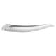 DPT, Plastic fruit and Vegetables peeler, Silver, Size 4.5*18.5 Cm