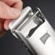 DPT, Plastic fruit and Vegetables peeler, Silver, Size 4.5*18.5 Cm