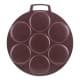 ALSANIDI, Pancake Saj, Crepe maker, Black, Size 35 Cm Thickness 6 ml