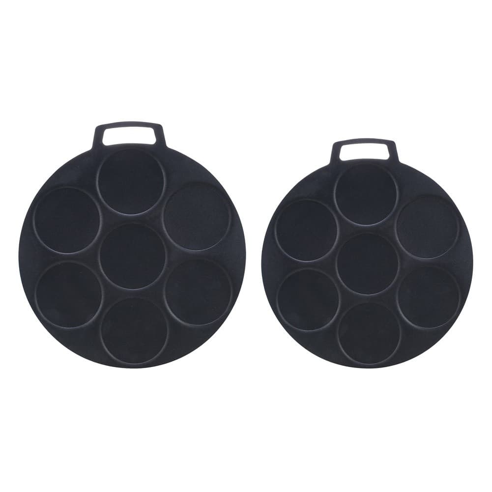 ALSANIDI, Pancake Saj, Crepe maker, Black, Size 35 Cm Thickness 6 ml