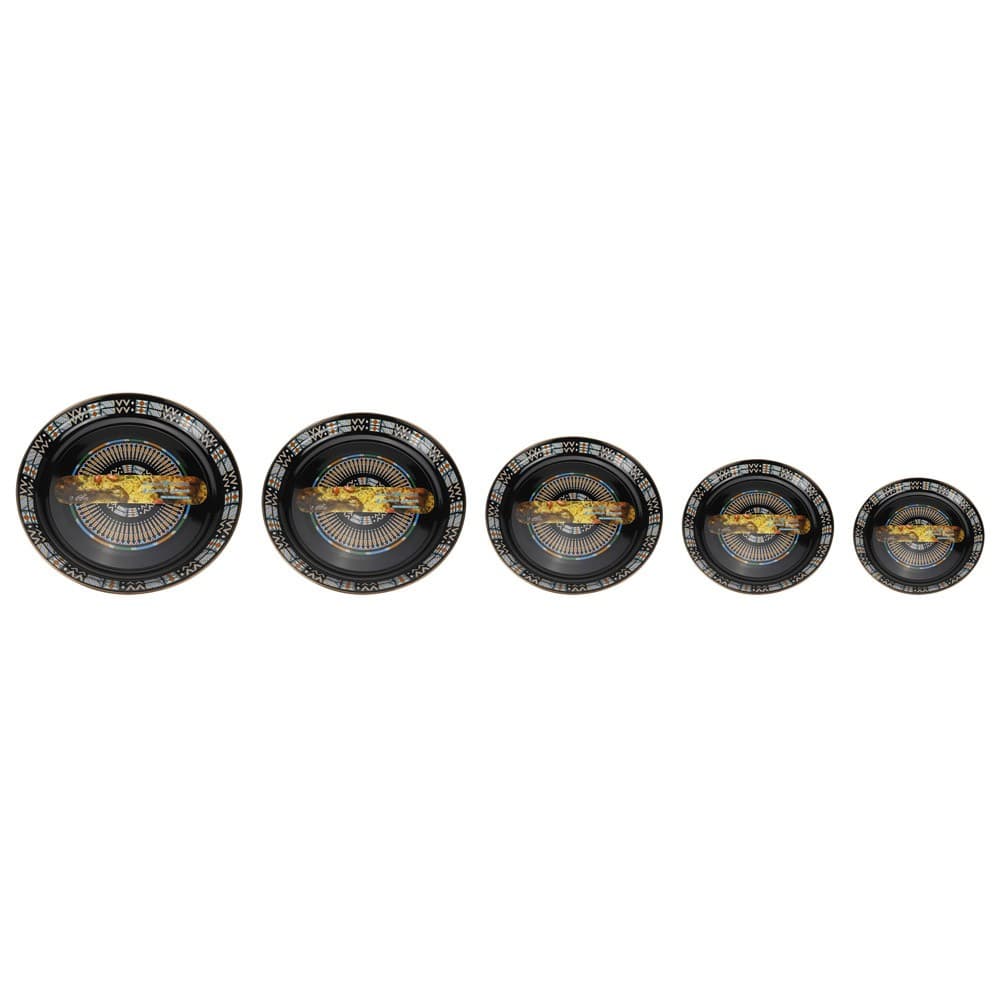 ALSANIDI, Al-Qatt Al-Asiri Inscription Chinko plate, Al-Qatt Al-Asiri Chinko plate, Black, Size 34 Cm