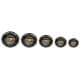 ALSANIDI, Al-Qatt Al-Asiri Inscription Chinko plate, Al-Qatt Al-Asiri Chinko plate, Black, Size 34 Cm