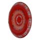 ALSANIDI, Al-Qatt Al-Asiri Inscription Chinko plate, Al-Qatt Al-Asiri Chinko plate, Red, Size 34 Cm