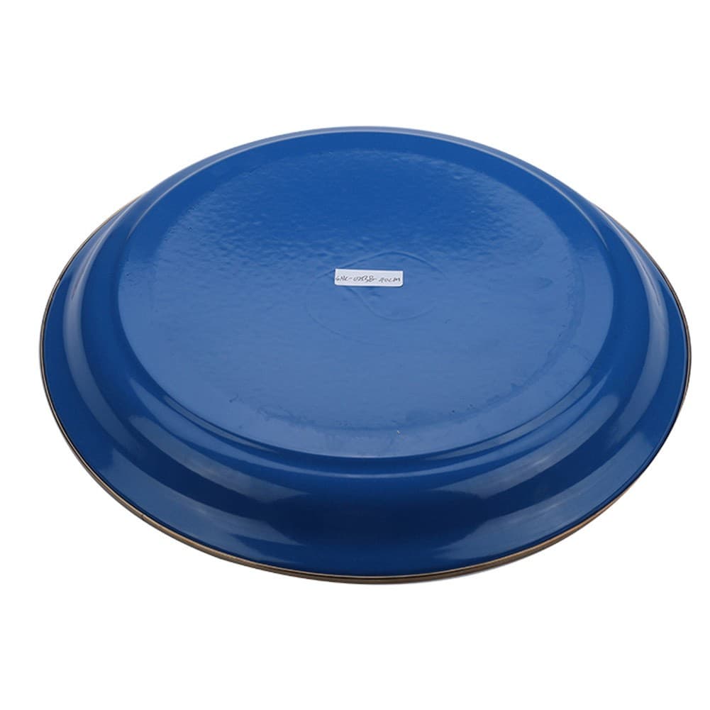 ALSANIDI, Al-Qatt Al-Asiri Inscription Chinko plate, Al-Qatt Al-Asiri Chinko plate, Blue, Size 40 Cm