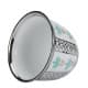ALSANIDI, Ceramic Arabic coffee cup with a paLm Leaf pattern, Arabic coffee cup, Silver, Set 6 pcs