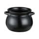 ALSANIDI, Heat pottery pot, Thermal pottery pot, Black, capacity 2.75 L Size 17 Cm