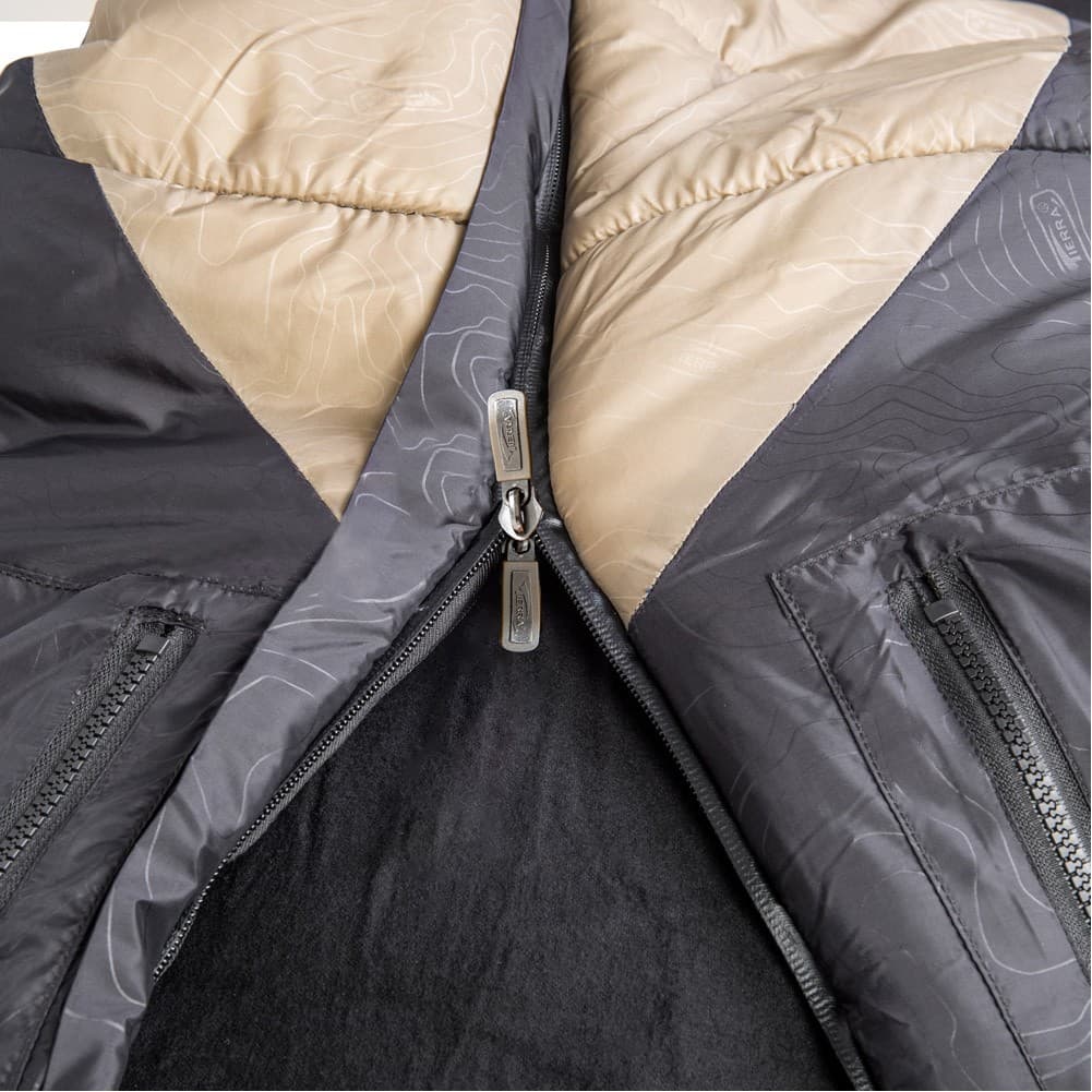 TIERRA, Siberia Sleeping Bag for trips, Sleeping bag, Black*Beige, Size 100*210 Cm