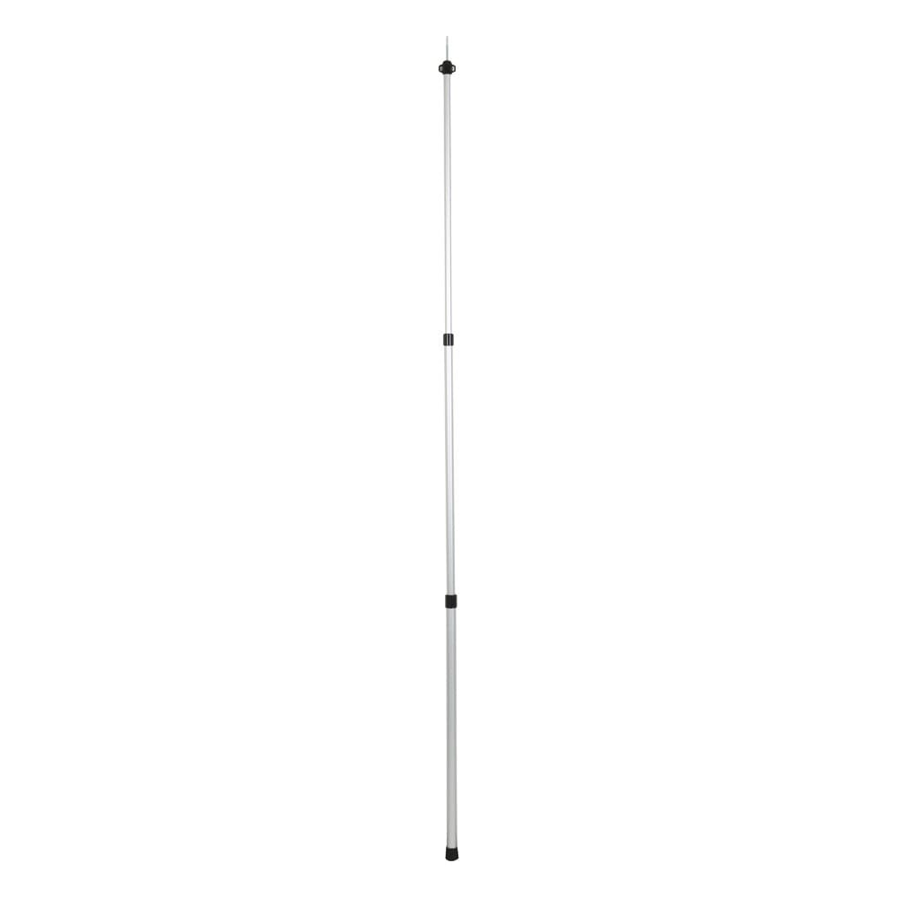 DPT, Foldable Aluminum Tent Pole, Portable Light Canopy Pole for Camping, Silver, Size 1 inch Size 227 Cm