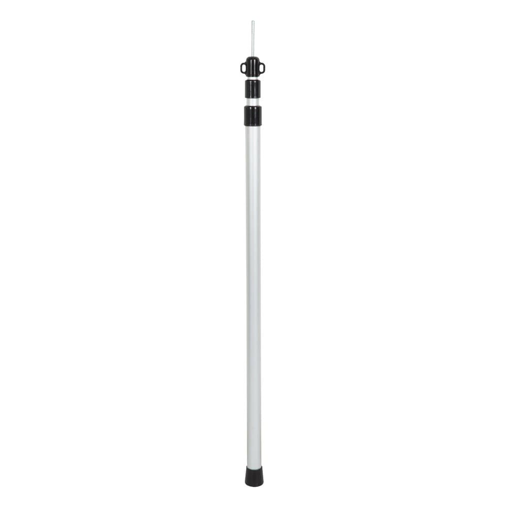 DPT, Foldable Aluminum Tent Pole, Portable Light Canopy Pole for Camping, Silver, Size 1 inch Size 227 Cm