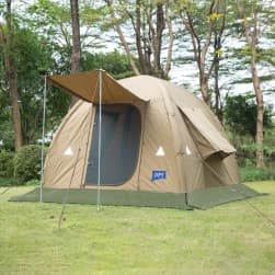DPT, Air Cotton Tent for Trips, Inflatable Tent, Kaki Dark, Size 250*250*200 Cm