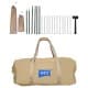DPT, Air Cotton Tent for Trips, Inflatable Tent, Kaki Dark, Size 210*210*185 Cm