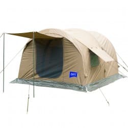 DPT, Air Cotton Tent for Trips, Inflatable Tent, Kaki Dark, Size 270*300*200 Cm