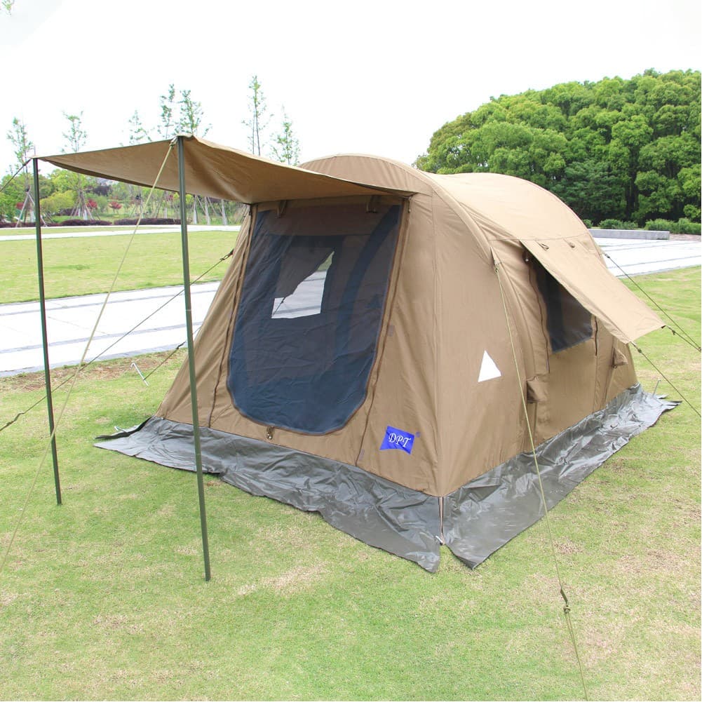 DPT, Air Cotton Tent for Trips, Inflatable Tent, Kaki Dark, Size 200*270*210 Cm