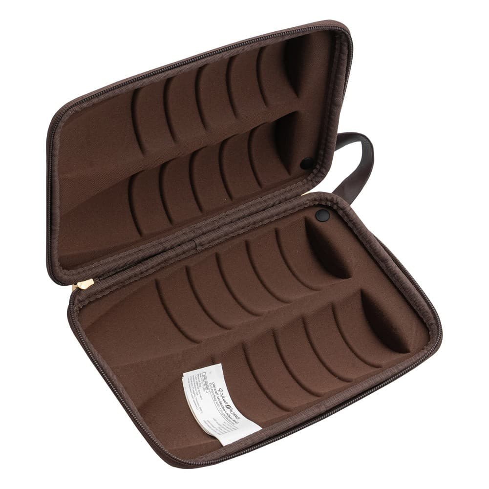 ALSANIDI, Empty anti-shock cups bag, Tea cups Bag, Oud, Size 15*22*7.2Cm