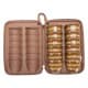 ALSANIDI, Najdi engraving Completed anti-shock Mugs bag, Coffee mugs bag, Woody, Size 16.7*24.2*7.9Cm