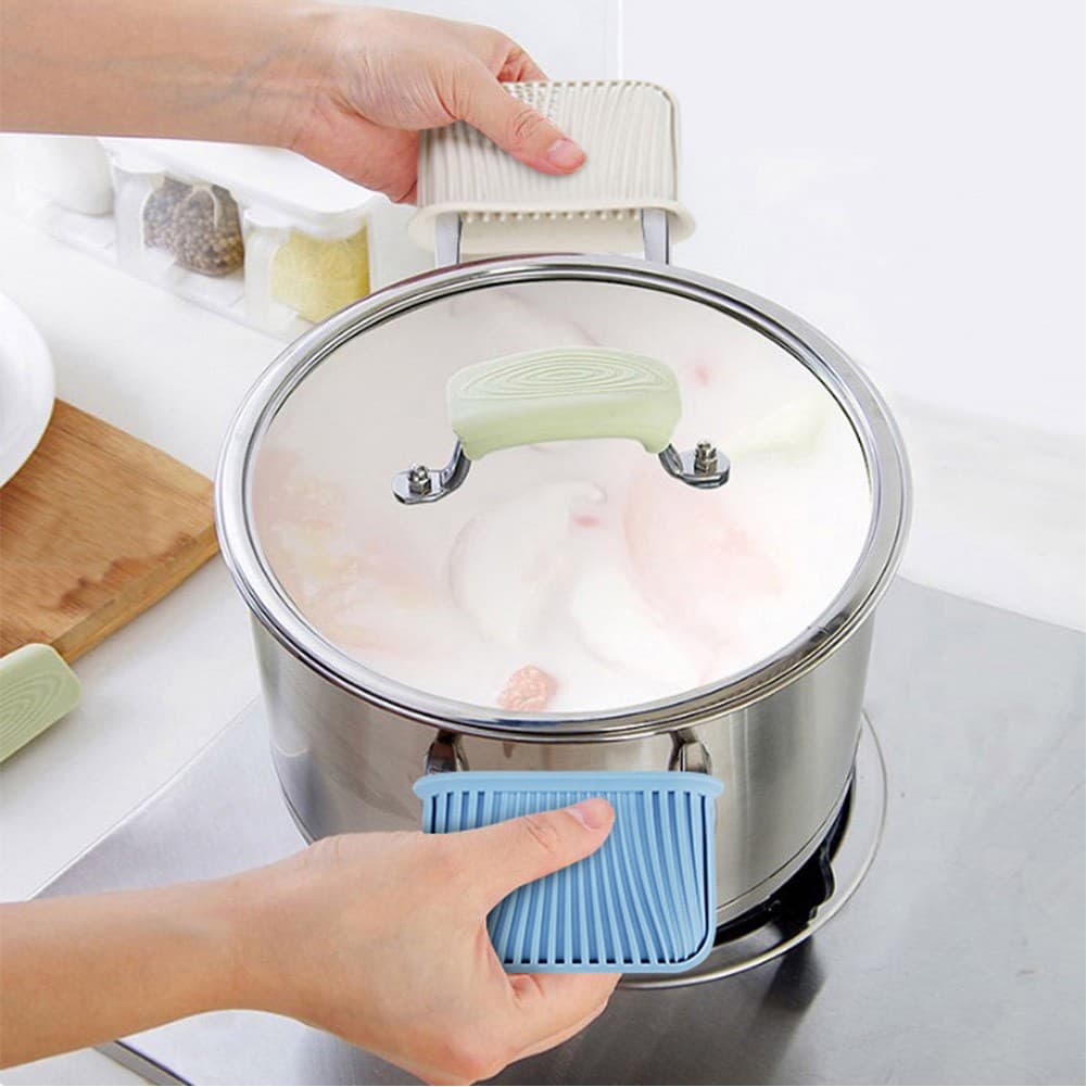 ALSANIDI, Silicone Hot pot holder, White