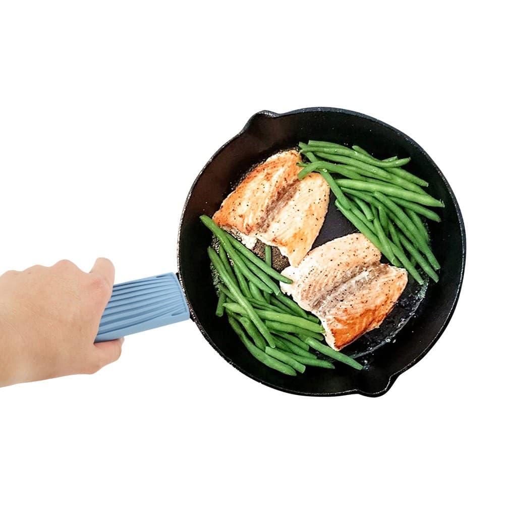 ALSANIDI, Silicone Hot pot holder, Blue Light, Size 15 Cm