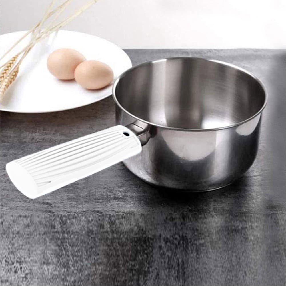 ALSANIDI, Silicone Hot pot holder, White, Size 15 Cm
