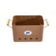 DPT, Portable grill, Outdoor grill, Brown, Size 32.5*21*21.5 Cm