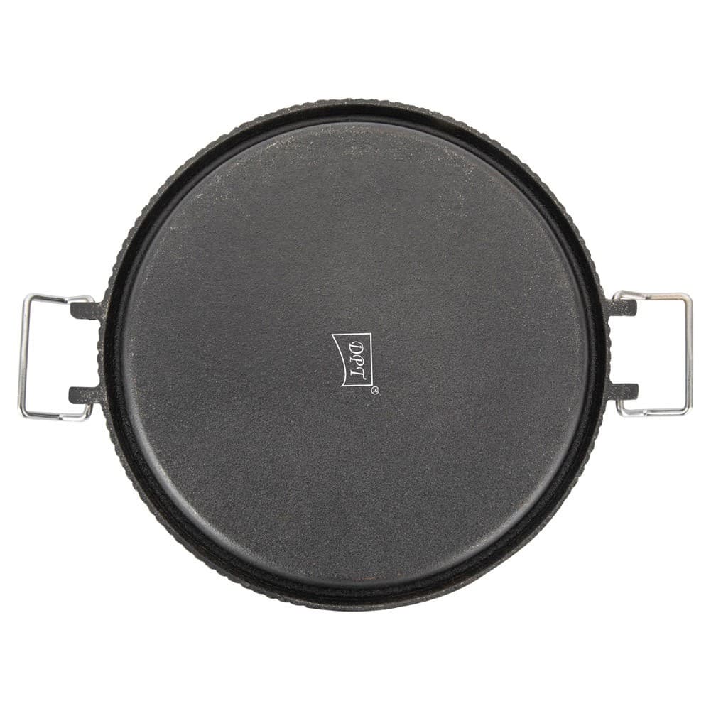 DPT, Cast iron skillet, Burger Grill Saj, Black, Size 25.5*24.5*3 Cm