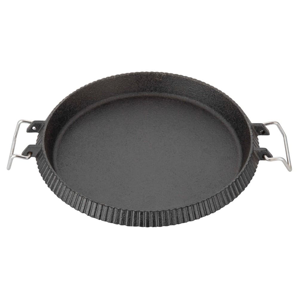 DPT, Cast iron skillet, Burger Grill Saj, Black, Size 25.5*24.5*3 Cm