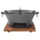 DPT, Cast Iron Coal Stove, Charcoal burner, Black, Size23*16*10Cm