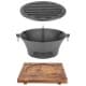 DPT, Cast Iron Coal Stove, Charcoal burner, Black, Size26*17.5*11Cm