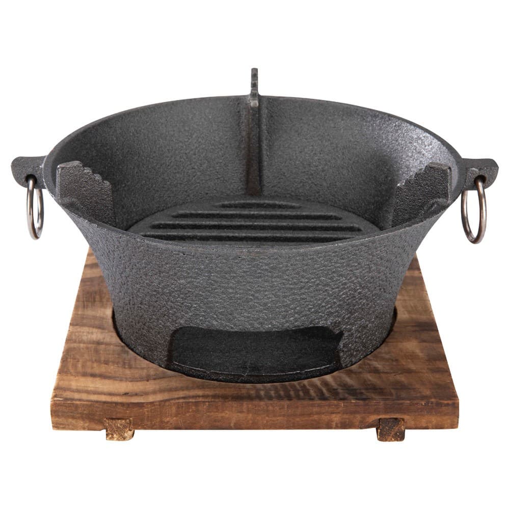 DPT, Cast Iron Coal Stove, Charcoal burner, Black, Size26*17.5*11Cm