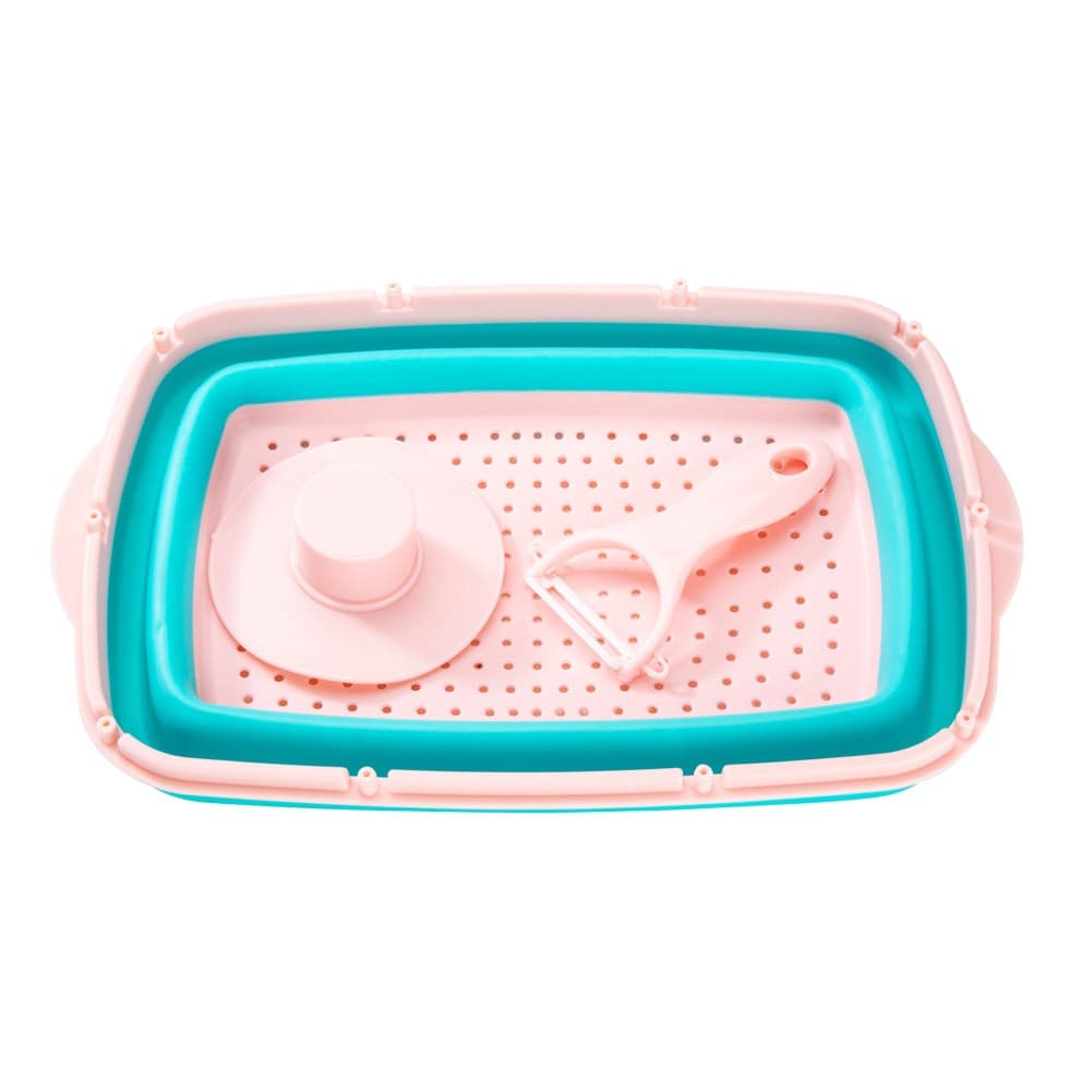 ALSANIDI, Cutting board set, Fruit and Vegetables cutting board, Pink, Size 23*34.5 Cm