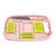 ALSANIDI, Cutting board set, Fruit and Vegetables cutting board, Pink, Size 23*34.5 Cm