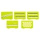 ALSANIDI, Cutting board set, Fruit and Vegetables cutting board, Pink, Size 23*34.5 Cm