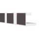 ALSANIDI, kitchen utensiL storage rack, Magnetic hanging rack, White, Size 40*8*8 Cm