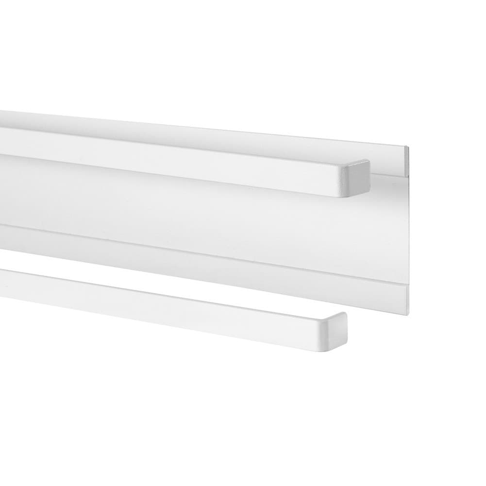 ALSANIDI, kitchen utensiL storage rack, Magnetic hanging rack, White, Size 40*8*8 Cm