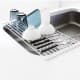 ALSANIDI, Foldable cookware drying rack, White, Size 25.5*58 Cm
