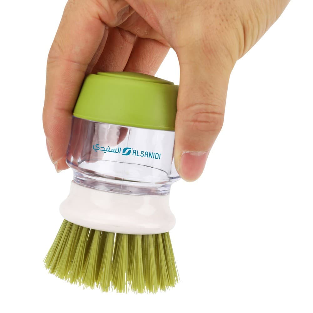 ALSANIDI, MetaL BBQ Cleaning GriLL Brush, Pot Cleaning brush, Green, Size 5.7 Cm