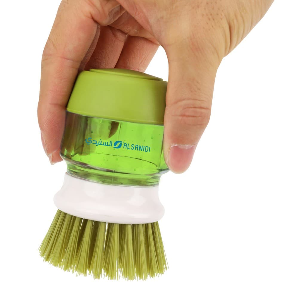 ALSANIDI, MetaL BBQ Cleaning GriLL Brush, Pot Cleaning brush, Green, Size 5.7 Cm