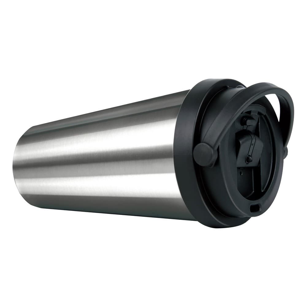 ALSANIDI, Stainless steel tea and coffee mug, Coffee cup for trips and travel, Silver, capacity 400 ml
