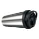 ALSANIDI, Stainless steel tea and coffee mug, Coffee cup for trips and travel, Silver, capacity 400 ml