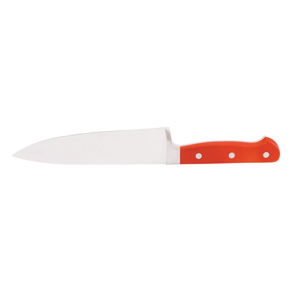 ALSANIDI, Butcher Stainless steel knife, Kitchen knife, Red, Size 7 inch