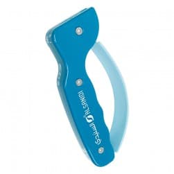 ALSANIDI, Plastic knife sharpener, Knife sharpening tooL, Turquoise