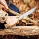 DPT, Hunter's Knife, Brown, Size 9 inch