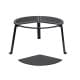 DPT, Versatile BBQ grill, Frying and cooking saj, Black, Size 54*31 Cm