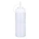 ALSANIDI, Plastic Pancake Bottle, Squeeze Bottles, White, capacity 350 ml