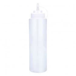 ALSANIDI, Plastic Pancake Bottle, Squeeze Bottles, White, capacity 950 ml