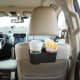 ALSANIDI, Cup and Phone Holder, Side Car Seat Organizer, Black, Size 8.8*19.6*8.8 Cm