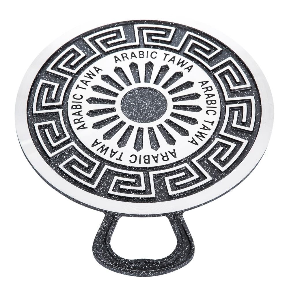 ALSANIDI, Grill saj, Burger Griling saj, Black, Size 35 Cm