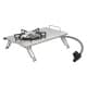 ALSANIDI, Travel stove, Portable stove, Silver, Size L:36*W:25*H13 Cm