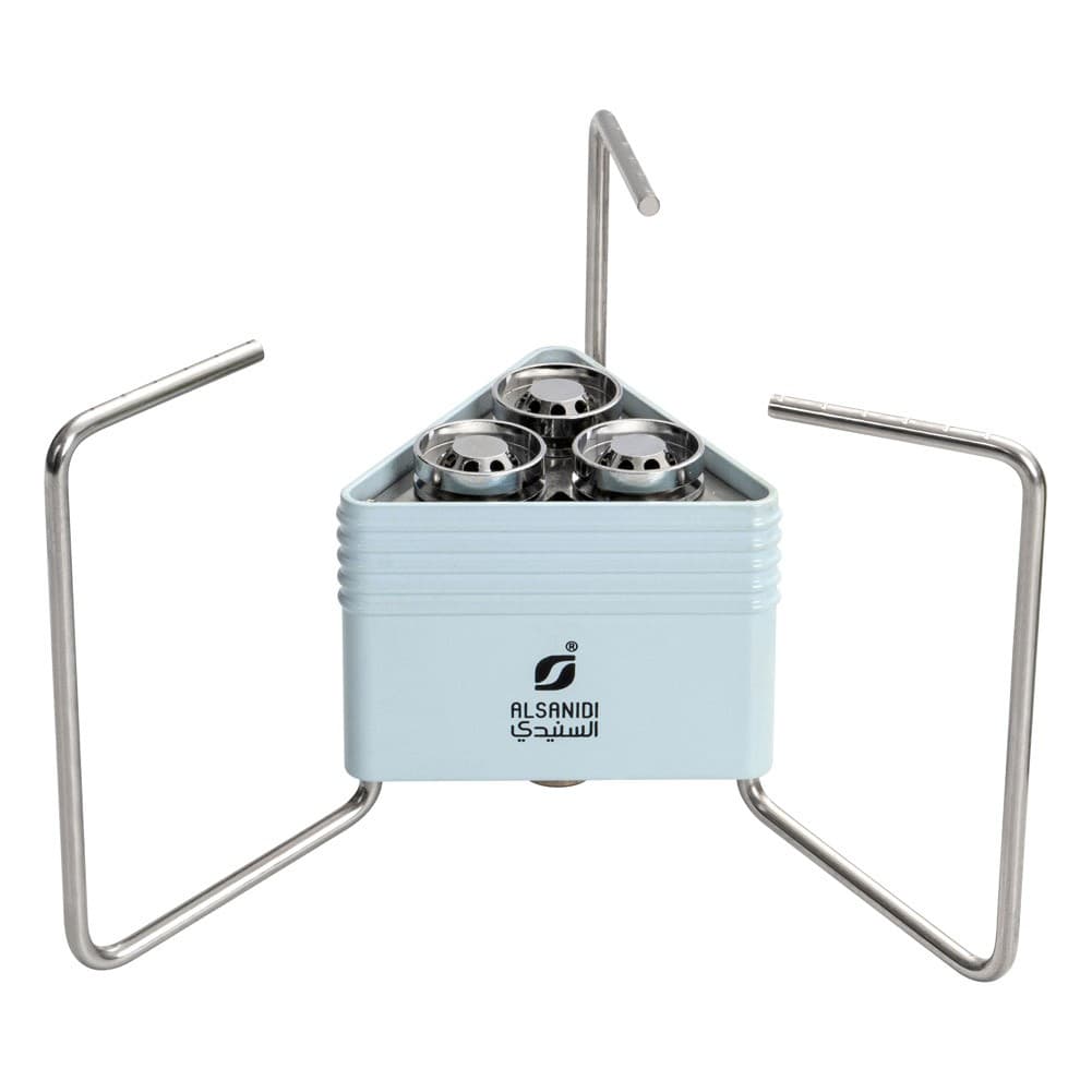 ALSANIDI, Travel stove, Portable stove, Blue, Size L:16.5*W:16.5*H10.5 Cm