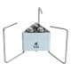 ALSANIDI, Travel stove, Portable stove, Blue, Size L:16.5*W:16.5*H10.5 Cm